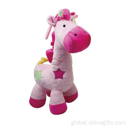 China Cute Plush Giraffe Toys For Baby Manufactory